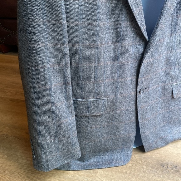 Oscar De La Renta Blazer wool & cashmere blend blazer 46 Regular - Picture 6 of 13